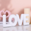 White Love Letters Large Love Resin Sculpture